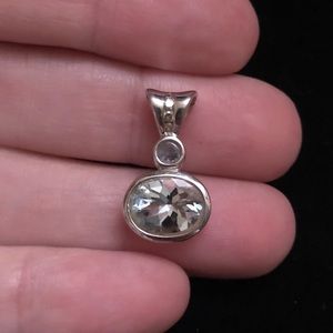 14K Omega Chain Pendant